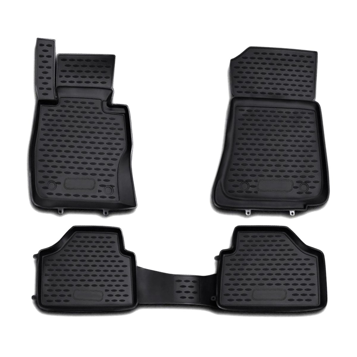 BMW X1 Floor Mats - Omac - Rubber TPE - Black - '10-'15